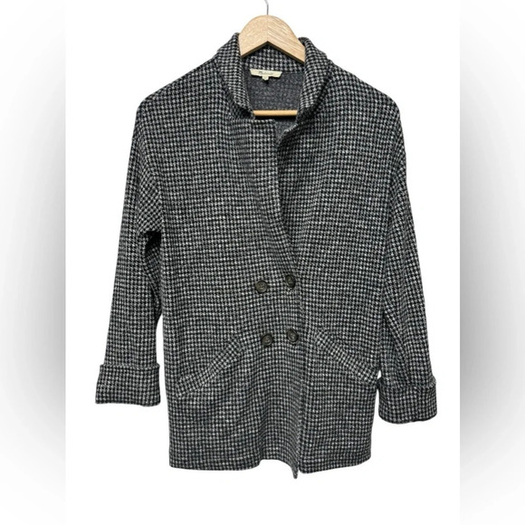 Madewell Houndstooth blazer style NG570 - Picture 3 of 8